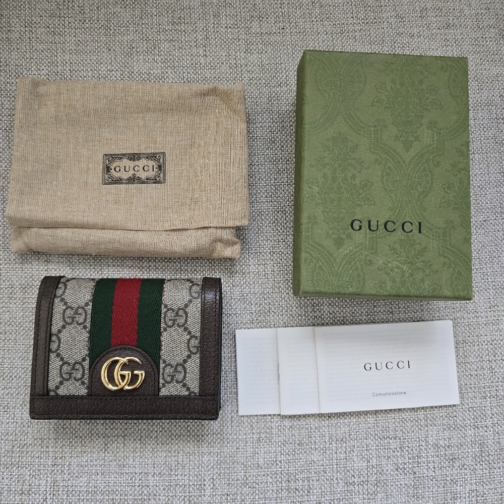 Gucci Ophidia card case wallet